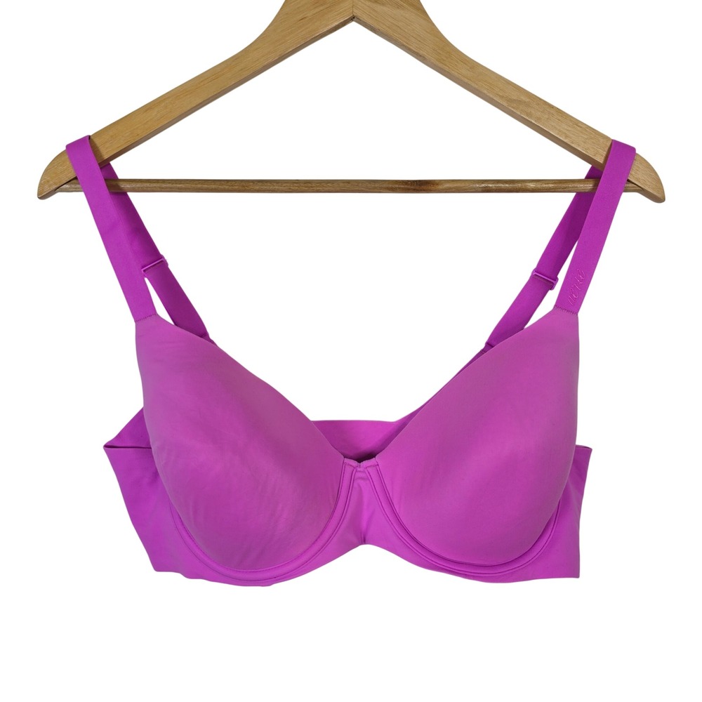Aerie SMOOTHEZ Full Coverage Lightly Lined Underwire Bra 38C Pink Seamless
